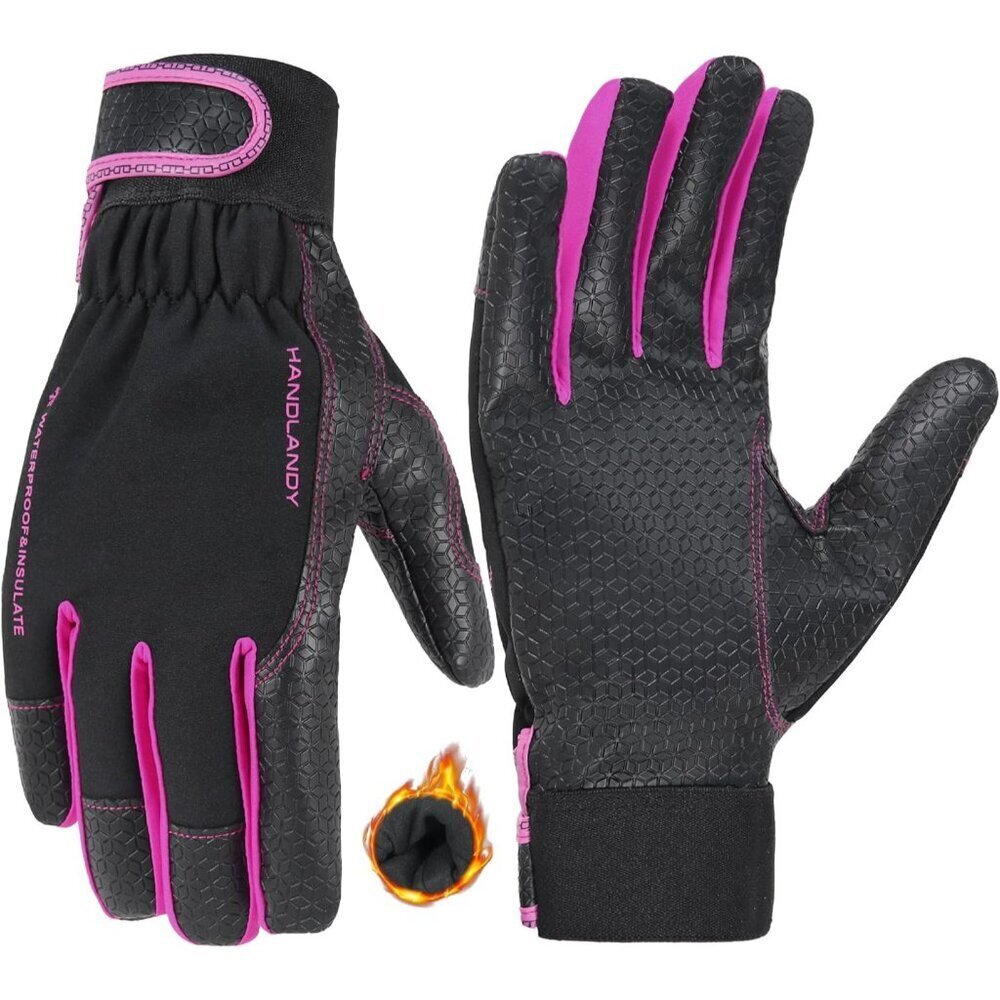 Insulated Work Gloves Waterproof Thermal Winter Gloves for Men Women